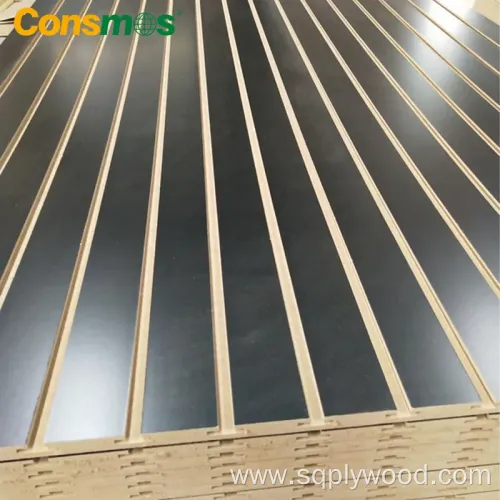 Linyi Factory 2-25mm Melamine Slatwall MDF Fiber Board